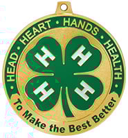 2 1/2" 4-H Achievement Medal