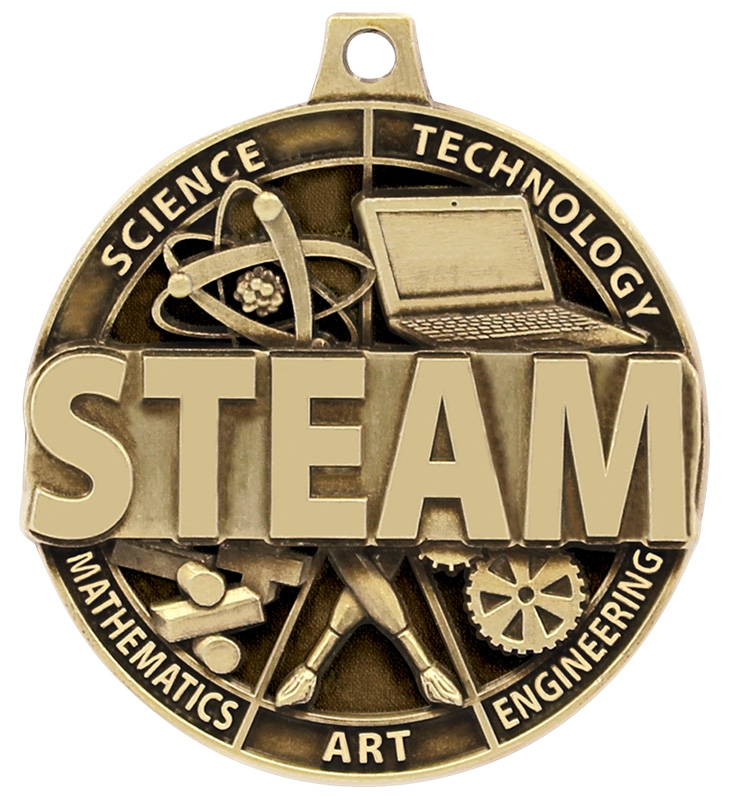 2" Steam Medal
