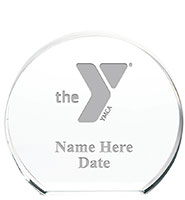 YMCA Standing Circle Paperweight