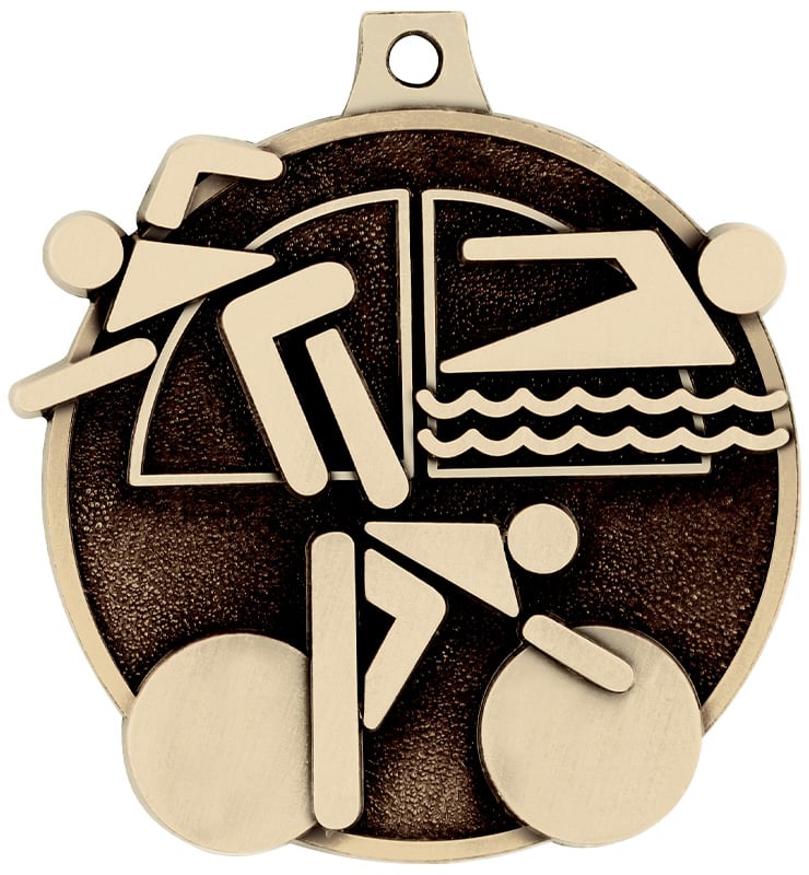 2" Triathlon Medal