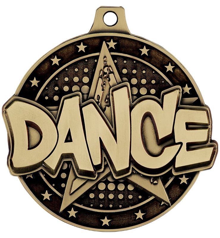 2" Dance Star Medal