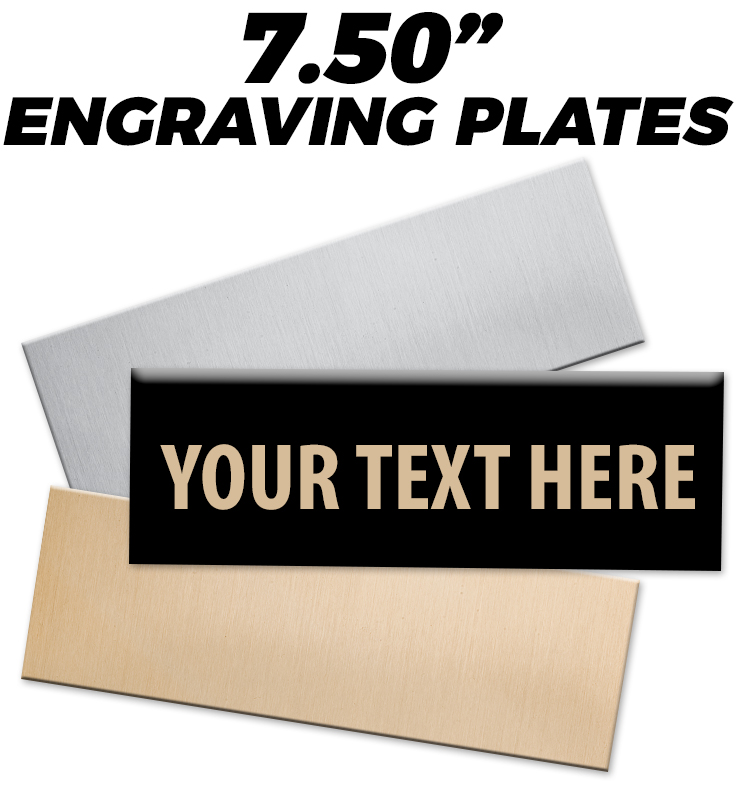 Engraving Plates 7.5"H