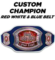 Custom Champion Red White Blue Belt
