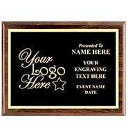 Classic Wood Horizontal Plaques