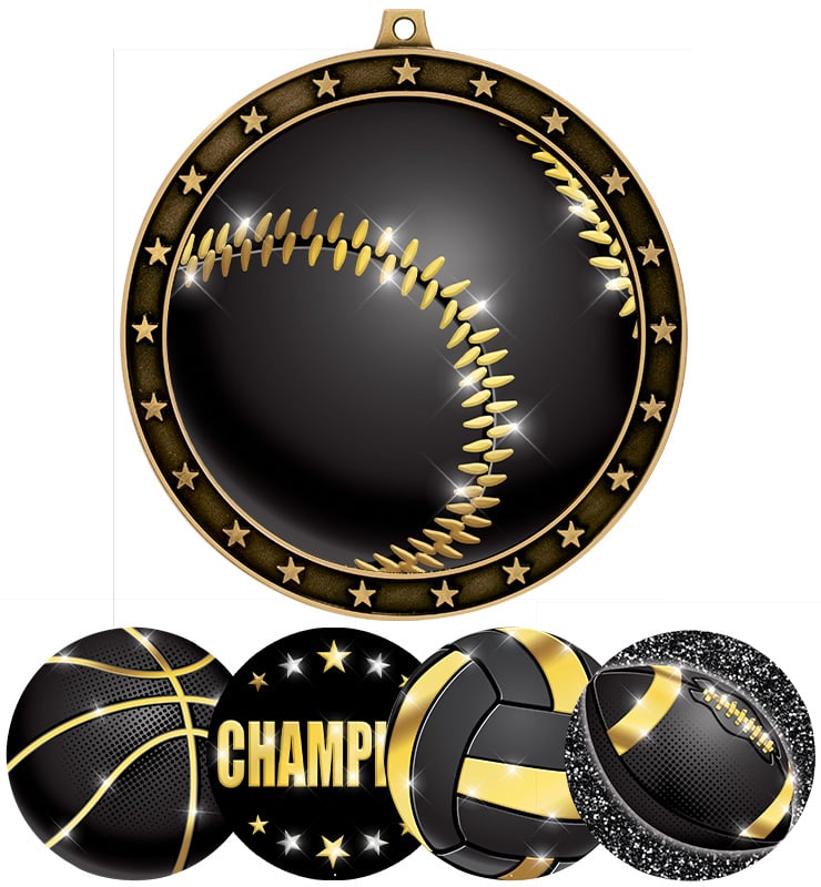 4" Universe Star Insert Medal