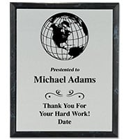 Metallix Logo Plaque With Silver Plate