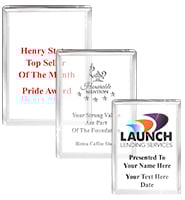 Vertical Clear Acrylic Billboards