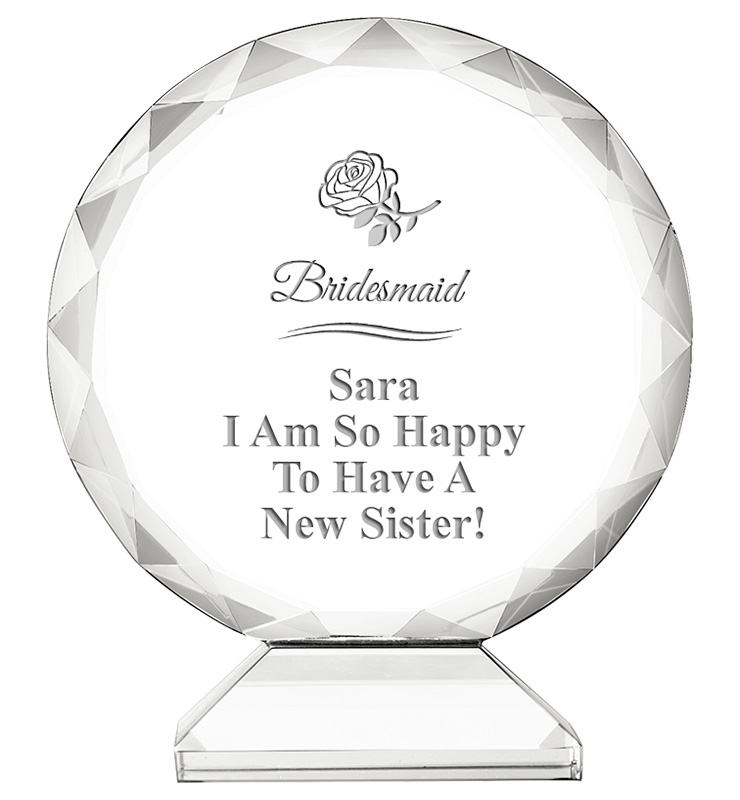Orbit Crystal Paperweight