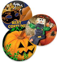 2" Halloween Stickers
