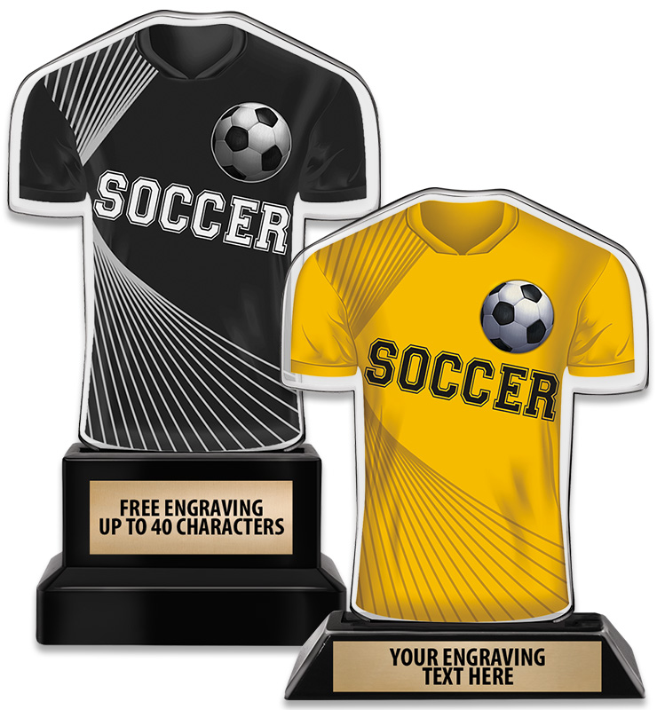 Acrylic Soccer Jersey Front