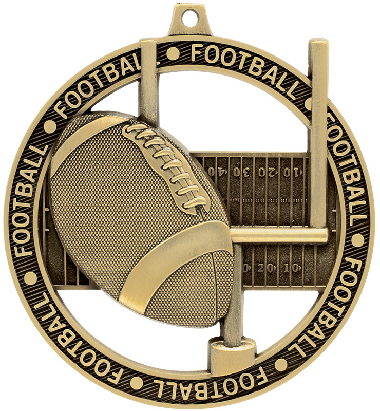 3" Massive Rimz Football Medals