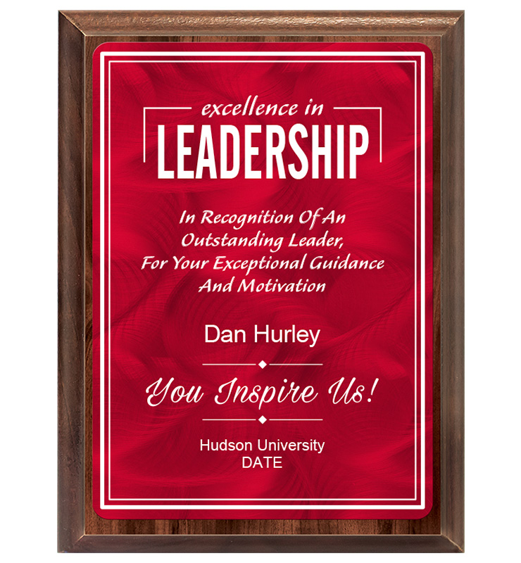 Leadership Metallix Plaque