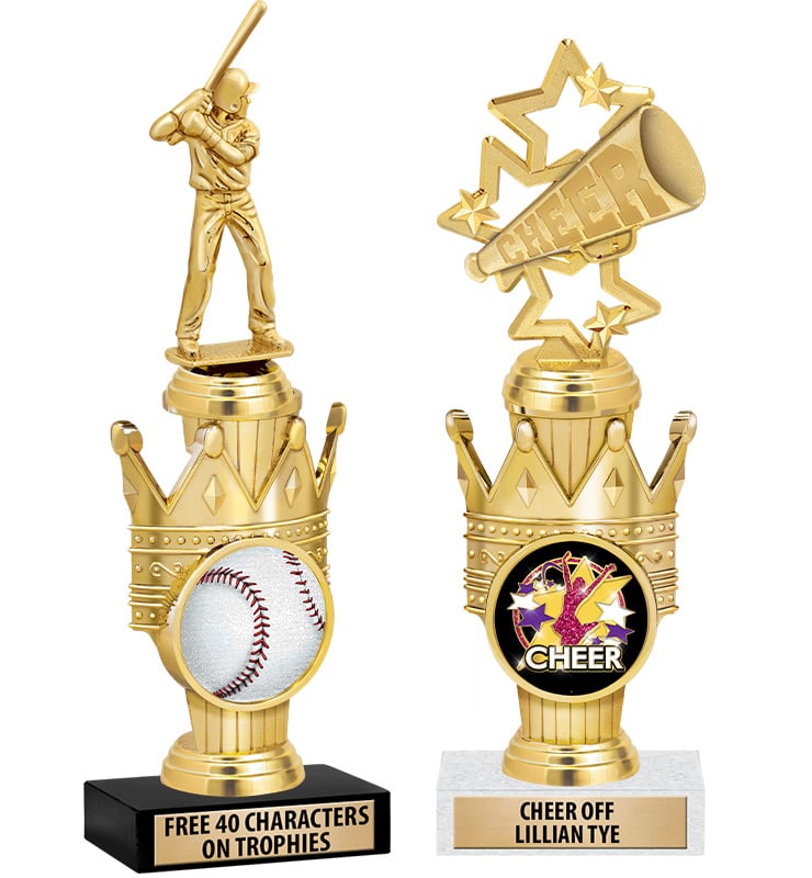 Crown Insert Riser Trophy