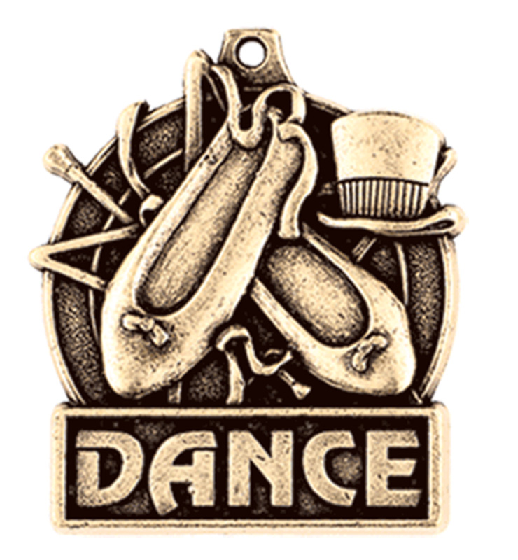 1 3/4" Dance Medals