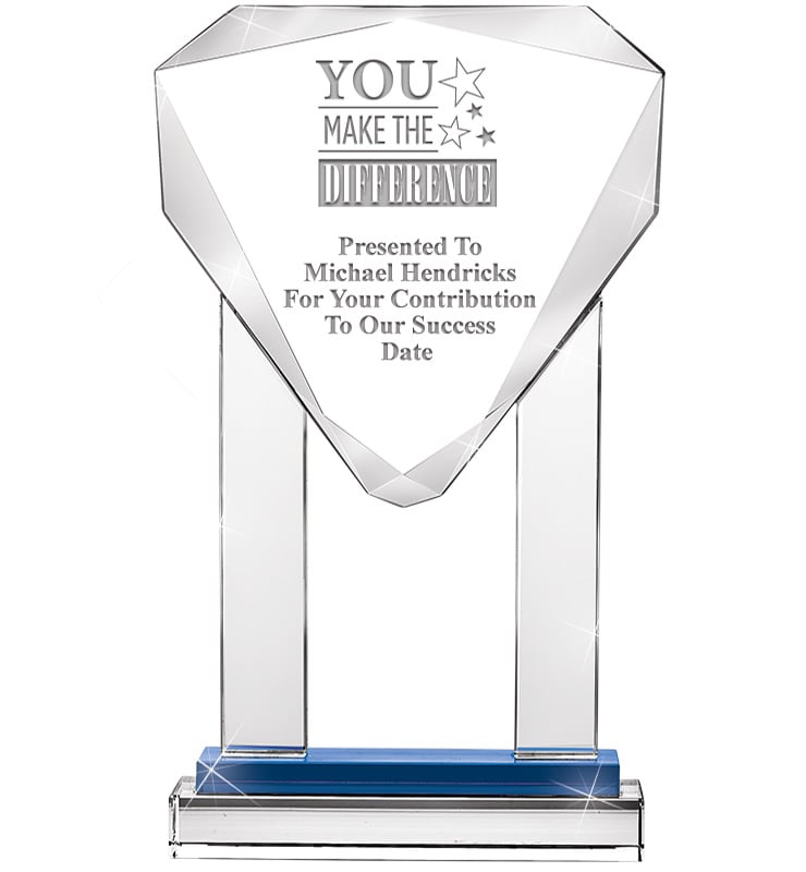 Blue Rising Noble Gem Crystal