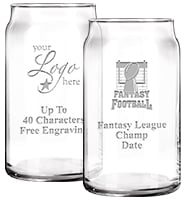 Fantasy Football Gallant Beer Can 16oz