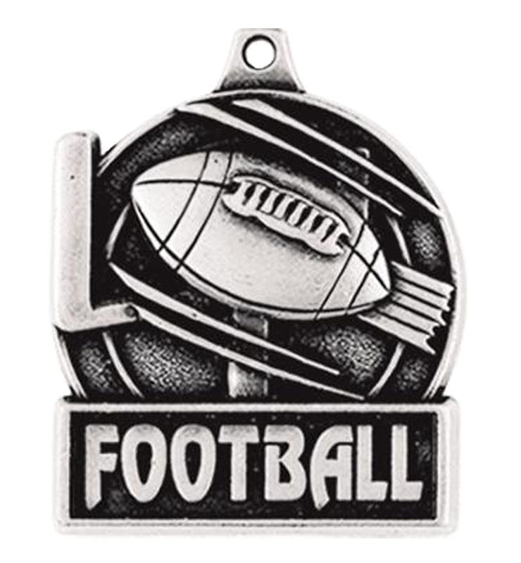 1 3/4" Football Medal