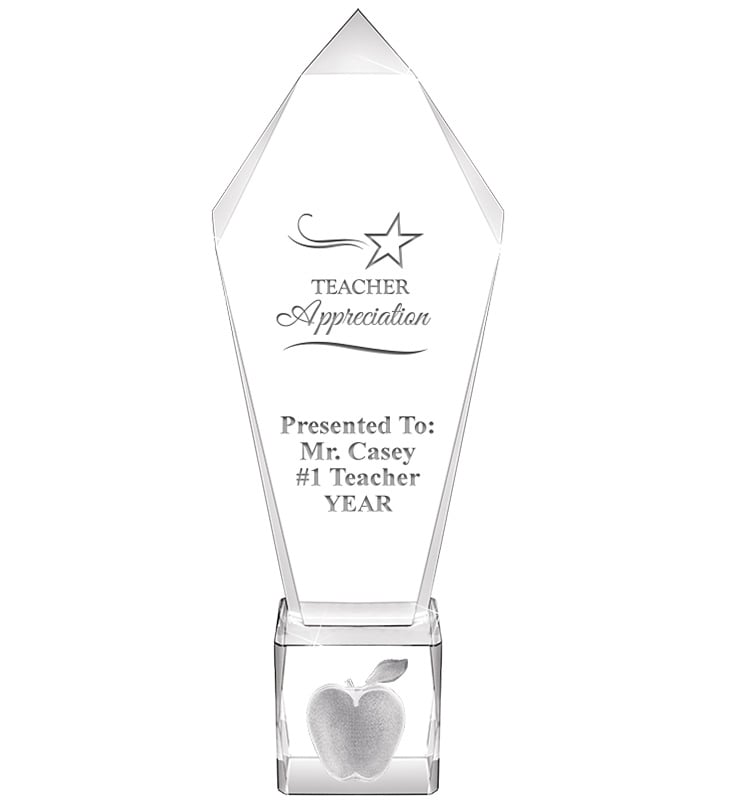 3D Apple Ace Crystal