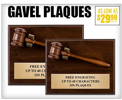 Gavel Plaques