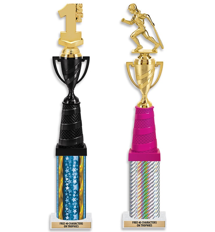 Bravo Deluxe Riser Column Trophies