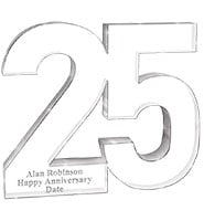 25 Year Recognition Acrylic