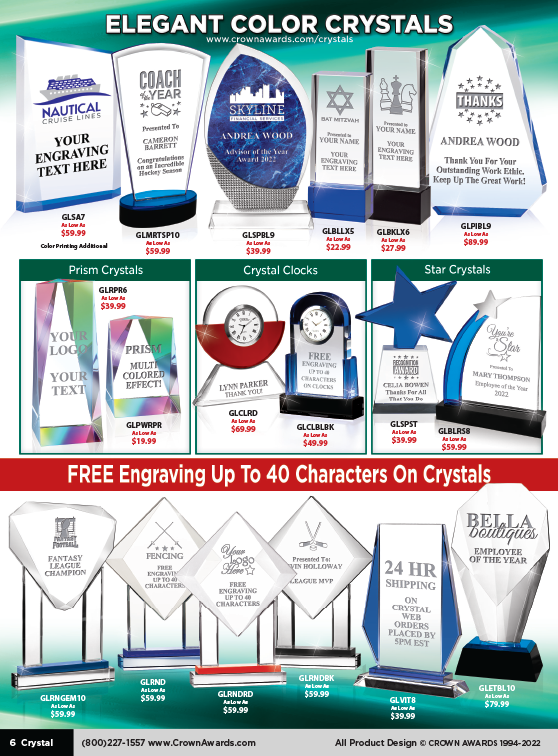 Crown Awards Catalog