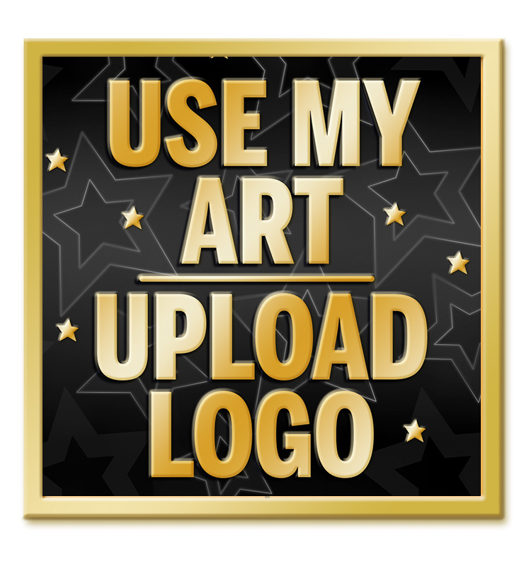 1" Gold Square Insert Pin