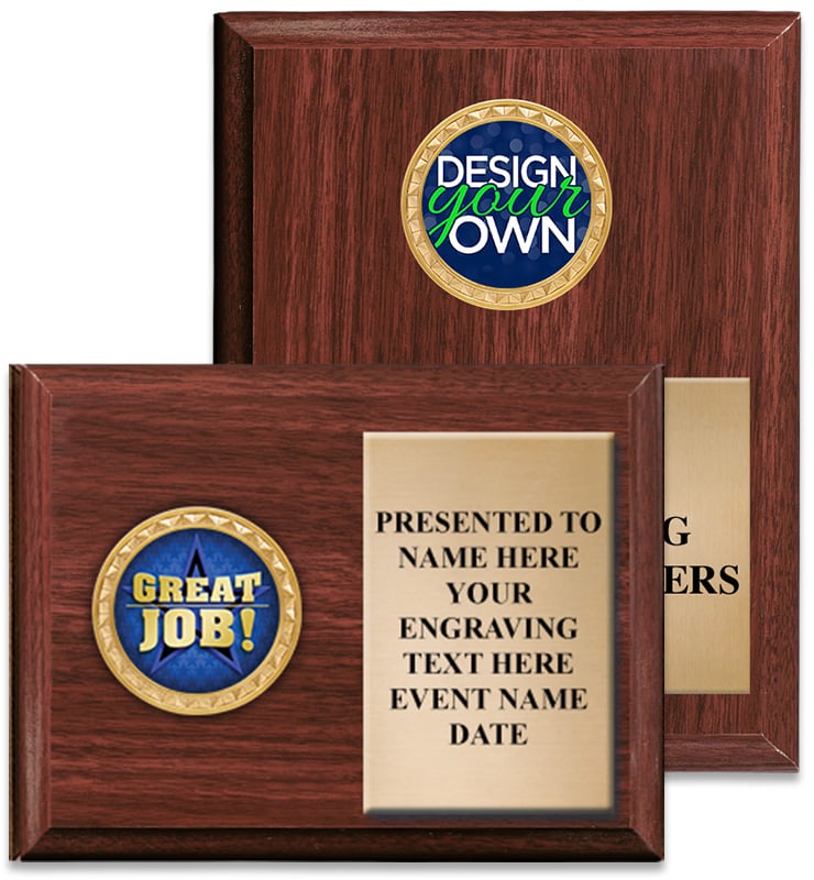 Classic Walnut Insert Plaques