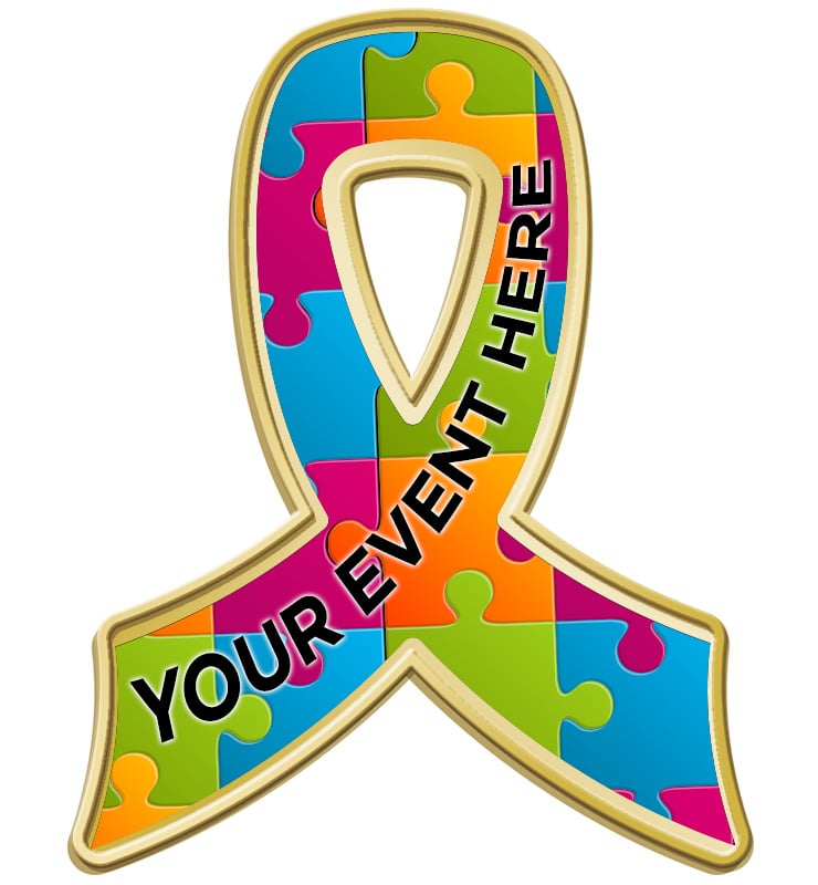1" Awareness Insert Ribbon Pin