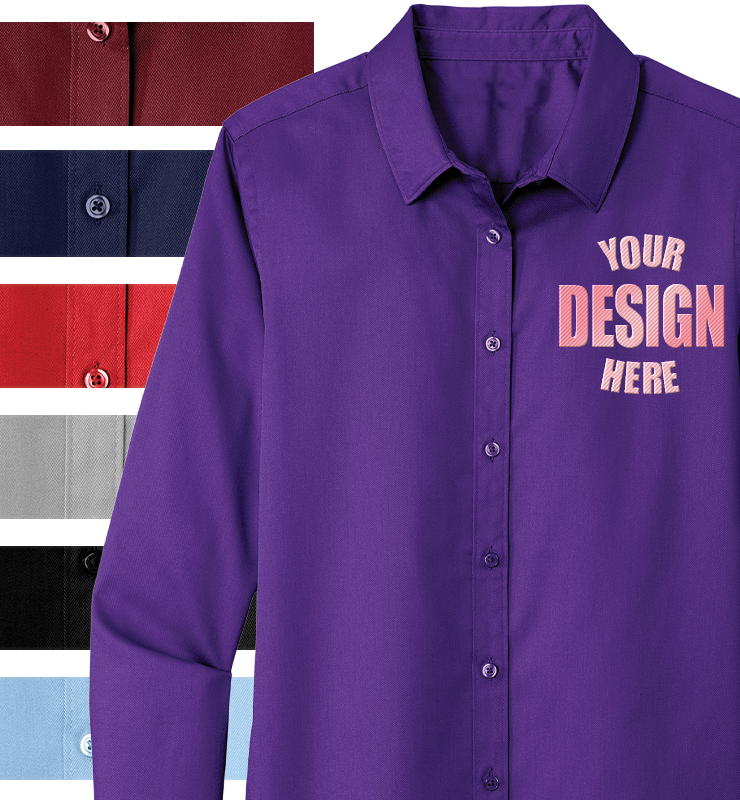 Women's Long Sleeve Dress Shirt