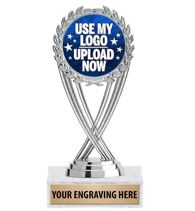 Silver Olympia Custom Insert Trophy