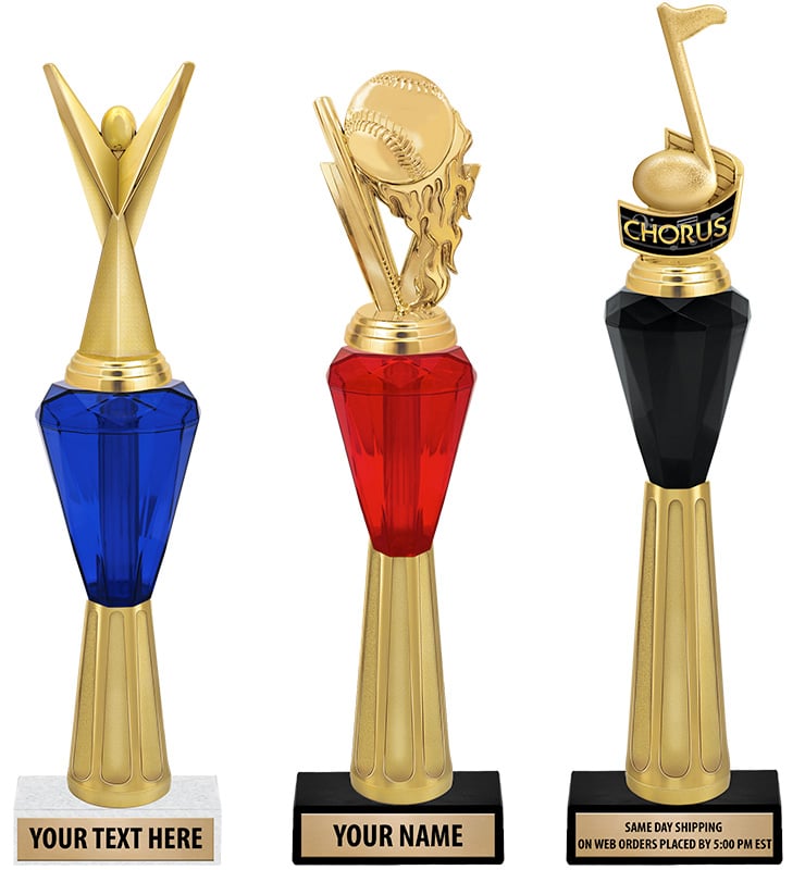 8 1/2 - 13 1/4" Bella Crystalline Trophies