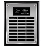 24 Plate Floating Acrylic Perpetual Plaque