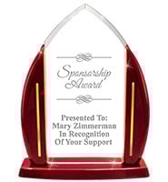 Rosewood Slide-In Acrylic