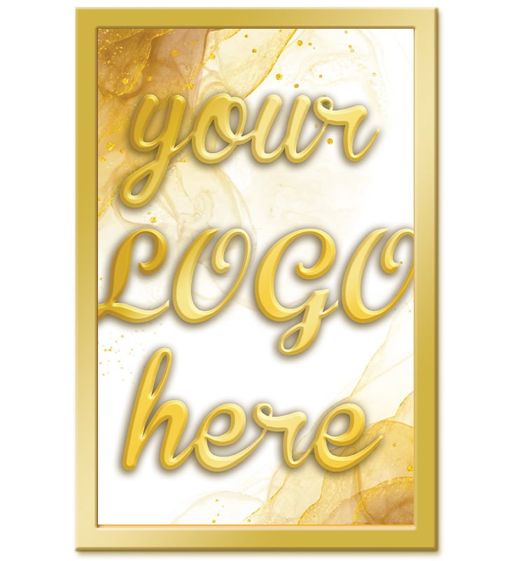 1.5" Gold Rectangle Insert Pin