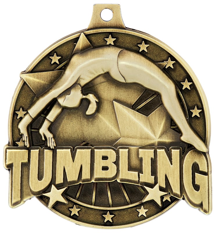 2" Tumbling Medal