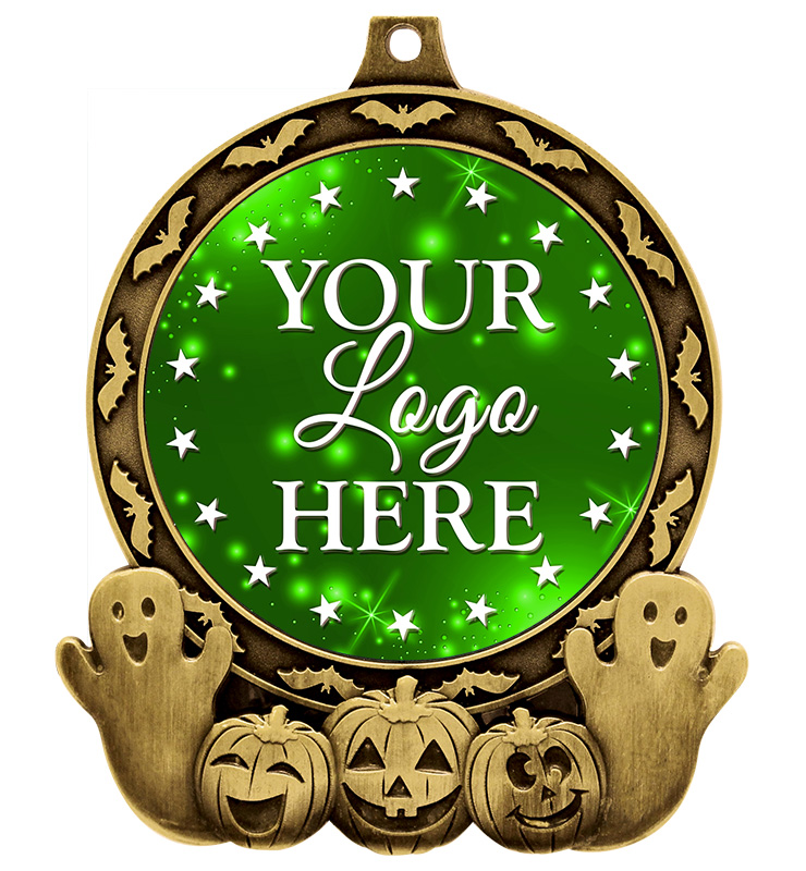 3" Halloween Insert Medal