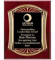 Roman Gold Cherry Plaque