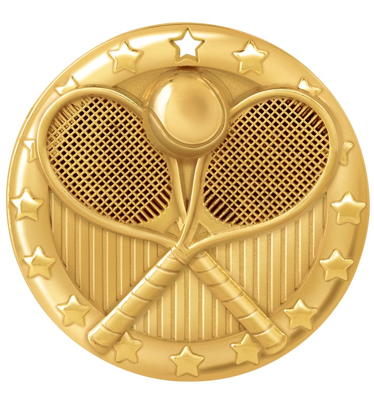 2" Tennis Blaze Medals