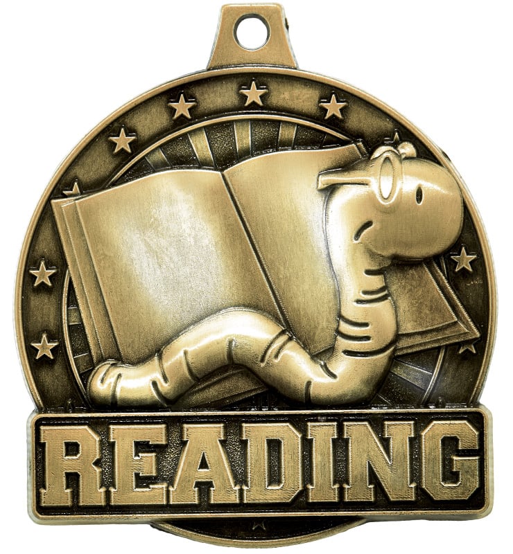 2" Reading Medals