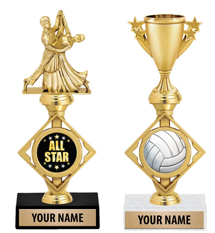 Diamond Insert Riser Trophy