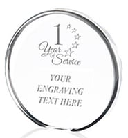 Acrylic Orbit Paperweight