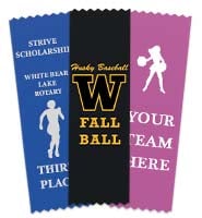 Custom Pinked Place Ribbons