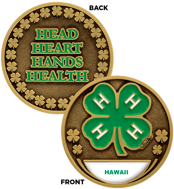 4-H Head Heart Hands Health Coin