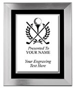 Stainless Steel Omega Golf Frame Plaque