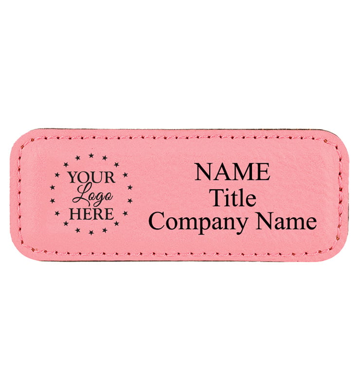Small Rectangle Leatherette Badge&nbsp;