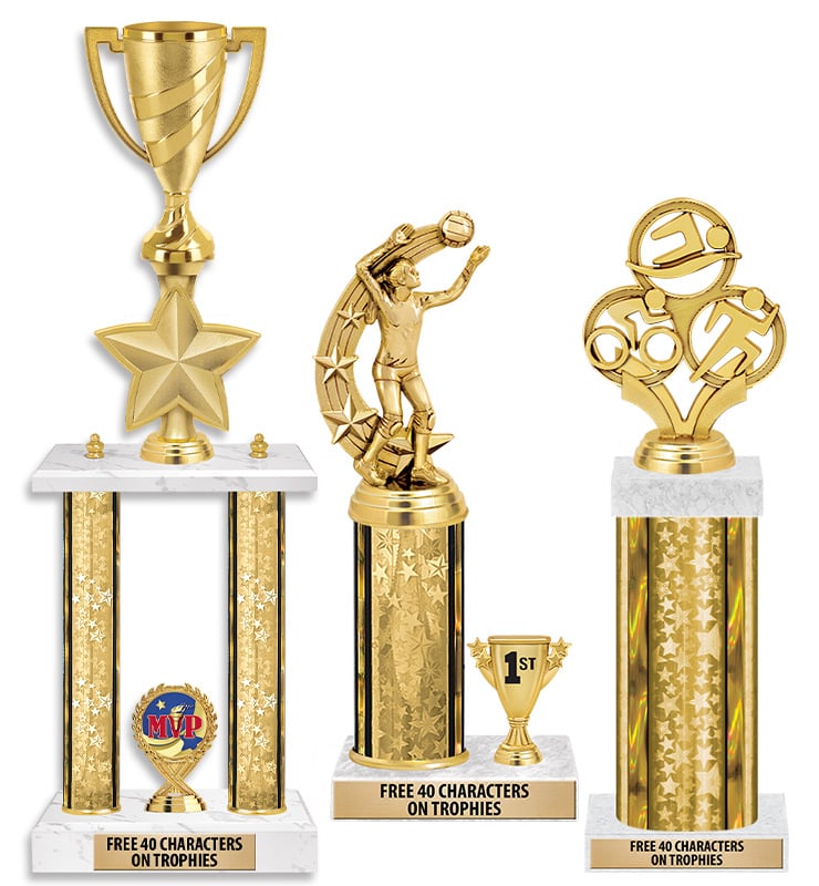Gold Column Trophies