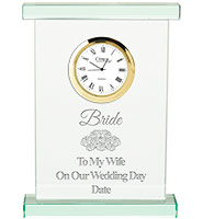 Oxford Jade Crystal Clock