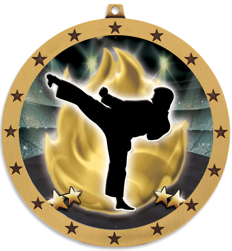 4" Colossal Martial Arts Medals