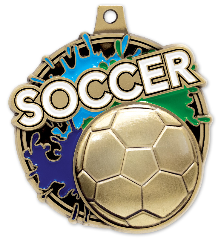 2" Soccer Splash Medals
